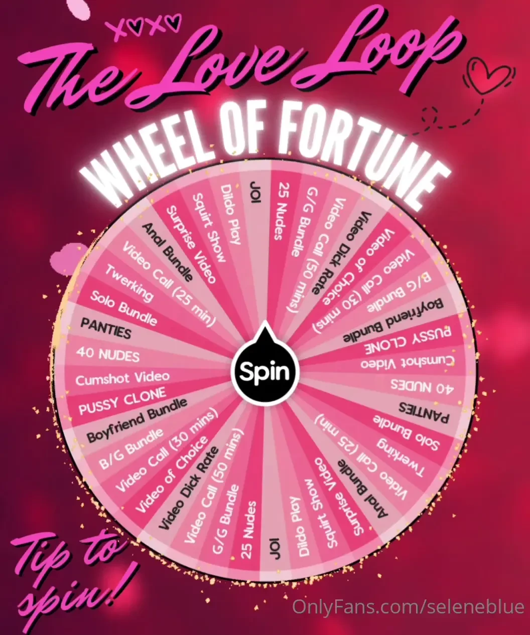 Spring pleasure wheel is here with all brand new prizes spin and win 