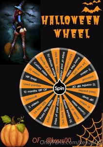 Introducing my halloween wheel brand new prizes worth up to 500 let s