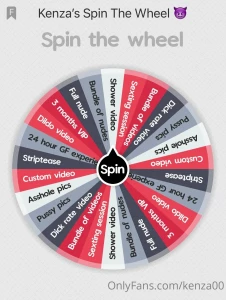 Kenza s spin the wheel let s have some fun prizes worth up to 200 1