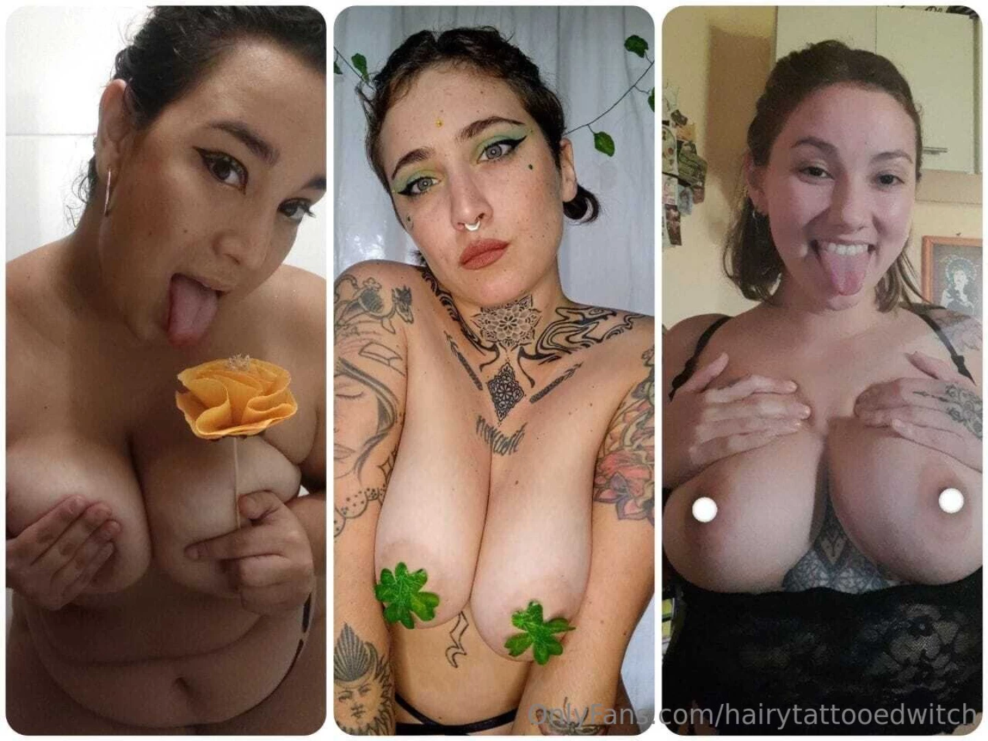Taste our tits caricarisima your sexy curvy girl hairytattooedwitch 
