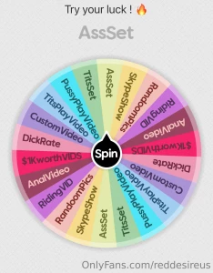 Spin the wheel to win naughty prizes 15 1 spin 25 2 spins 50 4 spins part 2