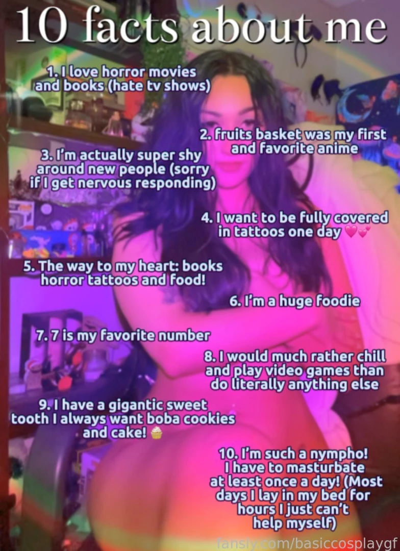 1 i love horror movies and books hate horror tv shows 2 fruits basket 