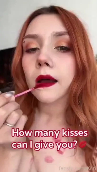 Can i kiss you today redhead ginger kisses redlipstick redlips 