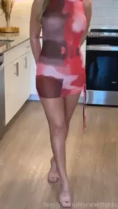 Come check this modeling tightdress sheer blonde fyp