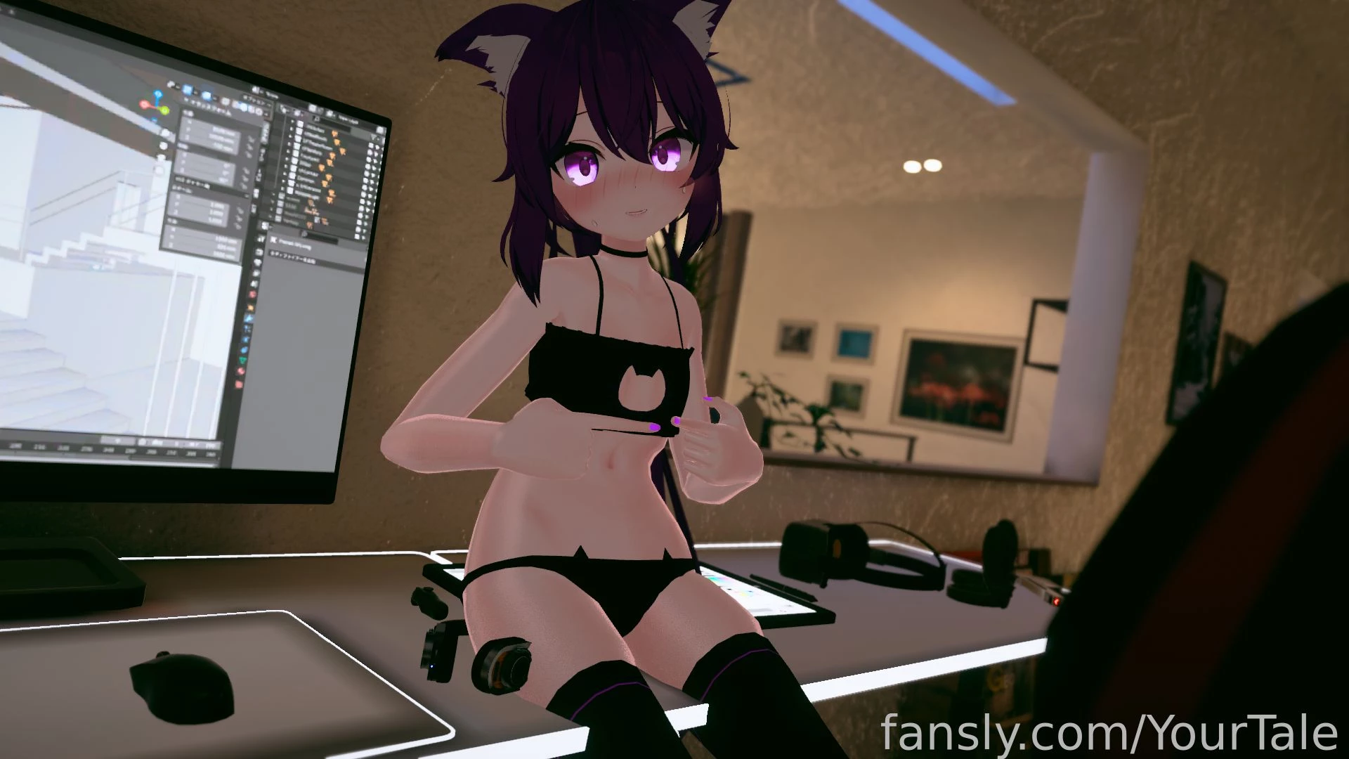 Nii-san are you done playing games i want you to play with me instead 