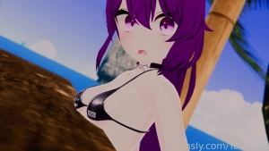 Omg look im not flat seeeee i have boobies vrchat vr cute vtuber vrc