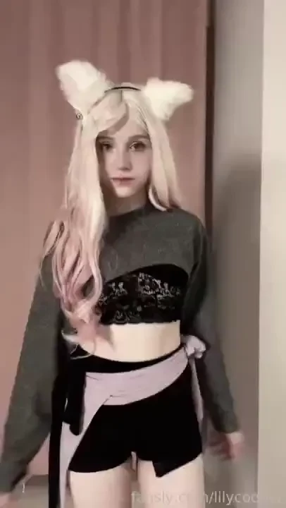 Nyan petite teen pale kitten catgirl neko fyp 