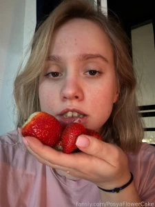 Just enjoying some delicious strawberries i think this might be my new