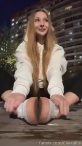 I think at least a few people saw me doing it public flash petite