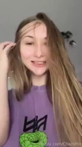 Just spontaneous desire to make a video after a shower oh no she s got