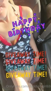 daddies-girl69 - Its my birthday month any amp all purchases tips or gifts 5 minimum 