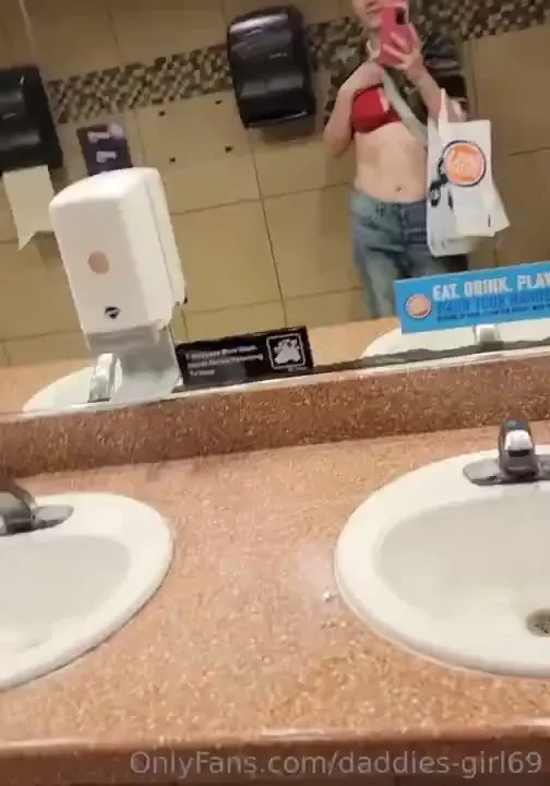 Public bathroom flash 