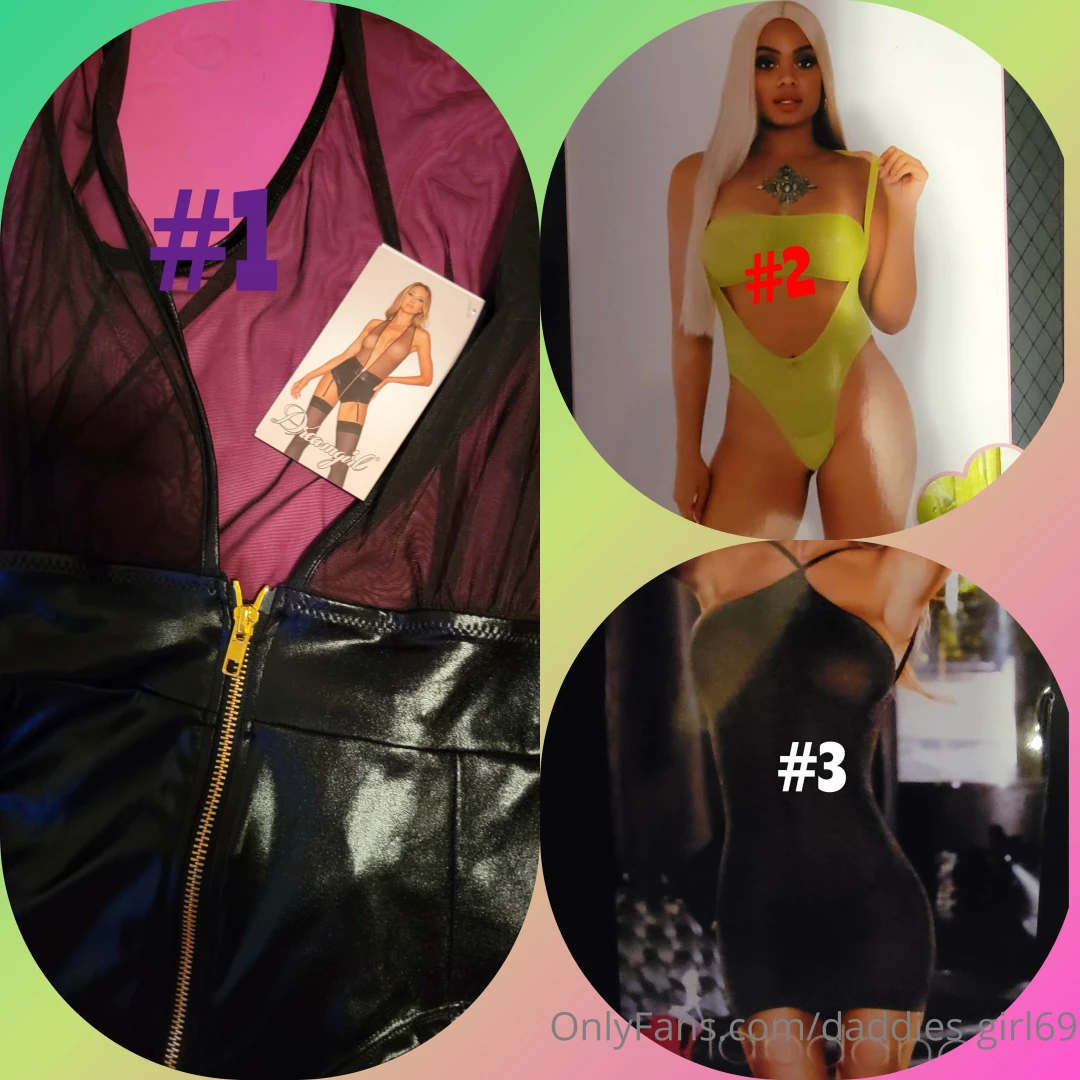 Which outfit do you wanna see me in 1st 