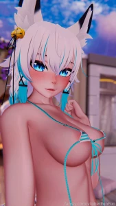 I ve got a minikini gt - lt vtuber lewdtuber hentai 3d foxgirl kitsune part 4