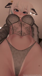 I m in love with this lingerie vtuber lewdtuber waifu foxgirl part 1