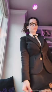 Anyone need a secretary social media post costume bigtits boobs milf