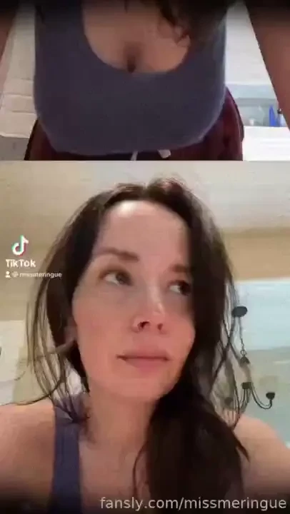 Social media throwback socialmedia tiktok bigtits cleavage busty 