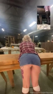 I love watching daddy working his wood even better when he s wearing
