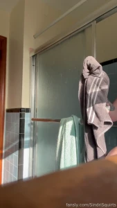 Just got out of the shower and i was loving the way the water droplets