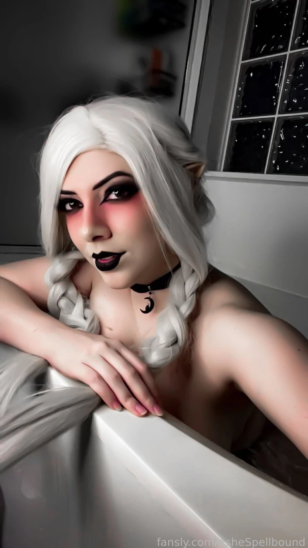 Bath nudes dnd fyp bigboobs boobs bath elfgirl fantasy nude goth part 5 