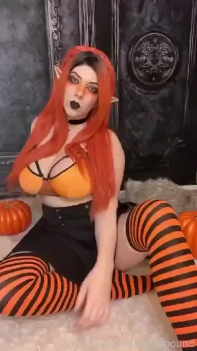 Halloween photoshoot ashemckendrick spellboundashe elfgirl cosplay 