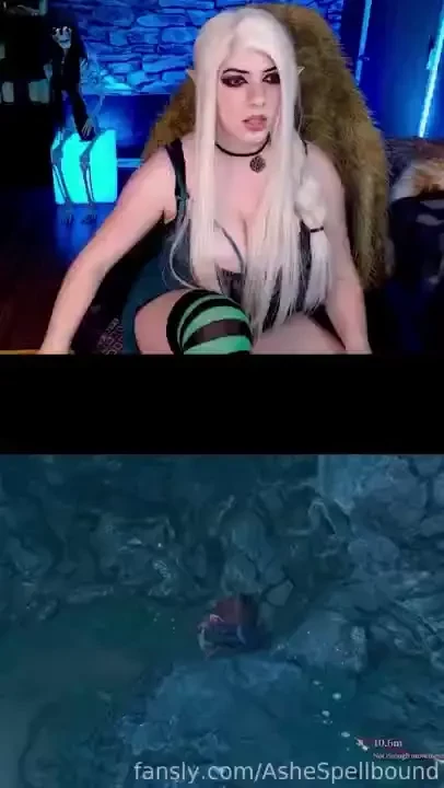 What is that bg3 cosplay funny elfgirl spellboundashe 