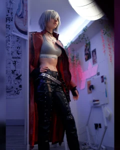 On or off devilmaycry cosplaygirl cosplay cosplaygirls skinny petite part 5