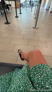 Being a tease at the pharmacy the guy with the plaid shorts was
