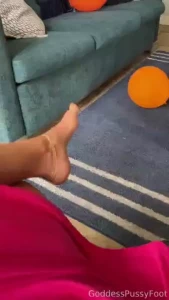 Being sneaky and filming my feet when all the girls were hanging with part 1