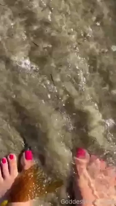 Playing around at the beach yesterday on my birthday it s my favorite 