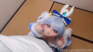 Fansly kamisato ayaka cosplay miss kamisato s secret after class part 3