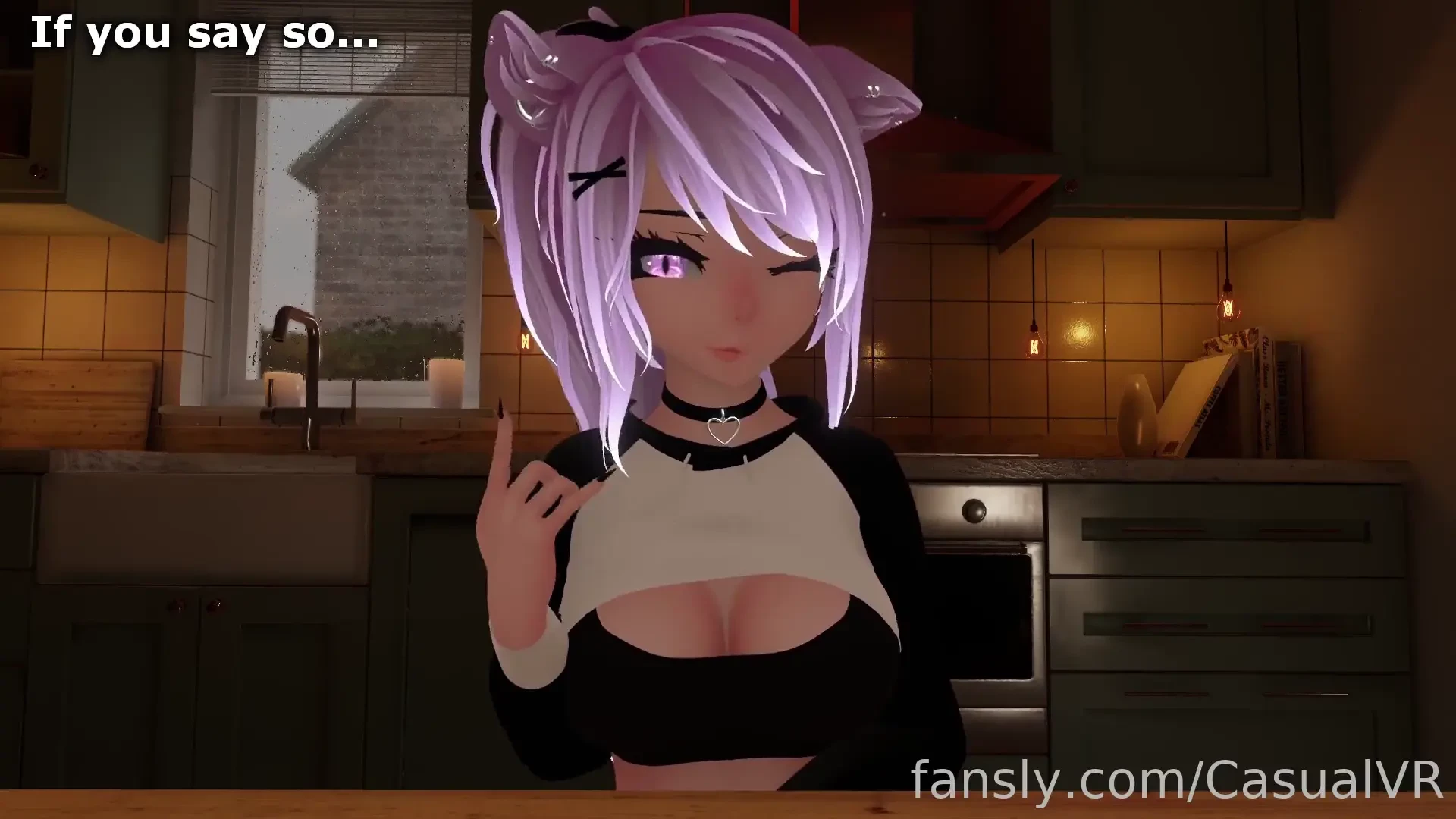 Drinking with step sis vr vtuber lewdtuber catgirl 