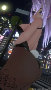 Wanna help me cross the street vr vtuber lewdtuber catgirl bunnysuit part 11