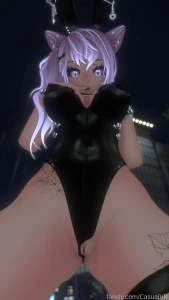 Wanna help me cross the street vr vtuber lewdtuber catgirl bunnysuit part 21