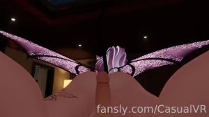 Hungry succubus drains you of your cum and a cut scene