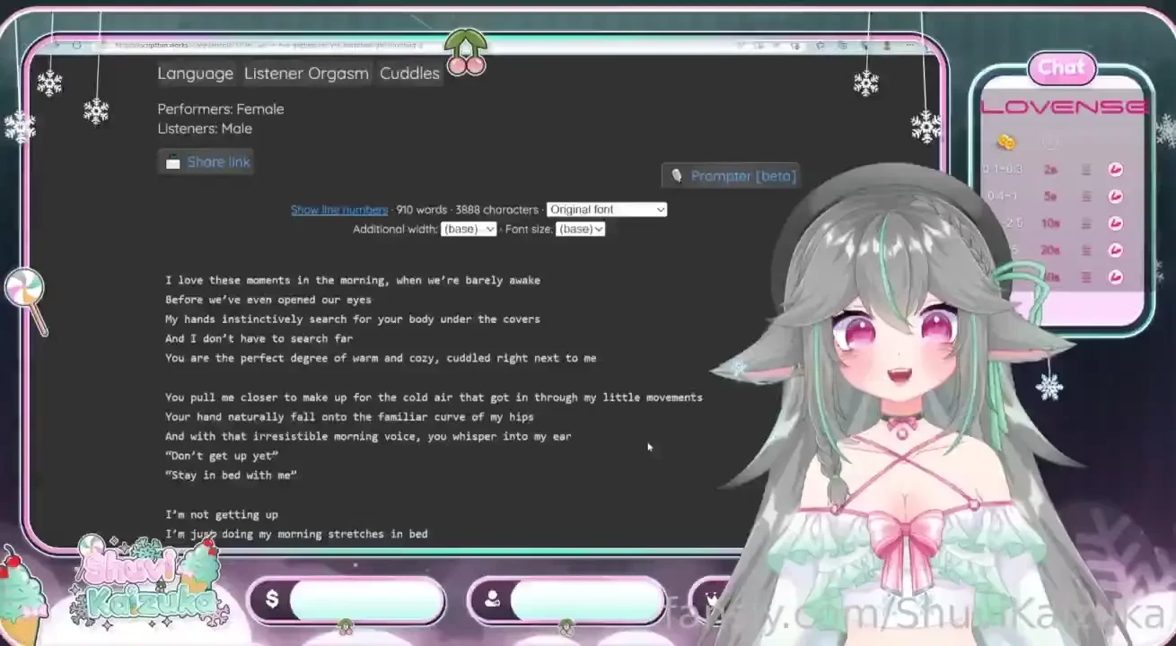 Vod from last night lt 3 a little bit of hentai with chat after asmr 