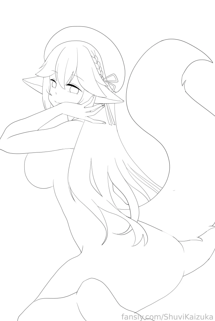 Ass or booba with a side of tail fluff eheh art by nuremy01 part 1 