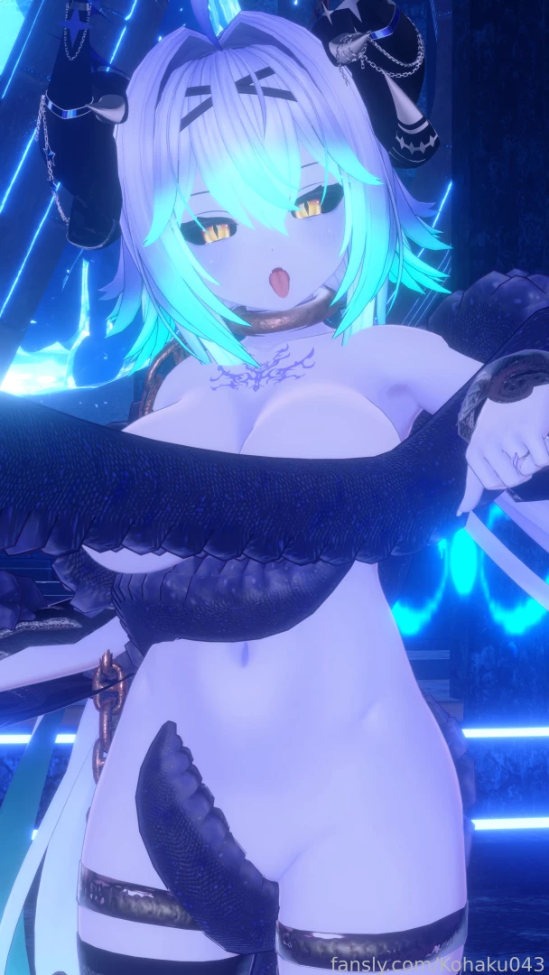 Vr vtuber anime hentai lewdtuber fyp boobs butt 