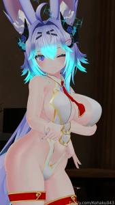 Sexy bunny fyp vr hentai vtuber lewdtuber booth boothmodel anime part 10