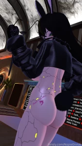 Sunglasses on or off yes rare booty pic bunnyears bunnytail cyberlines part 1