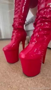 These boots were made for a slut like me to wear