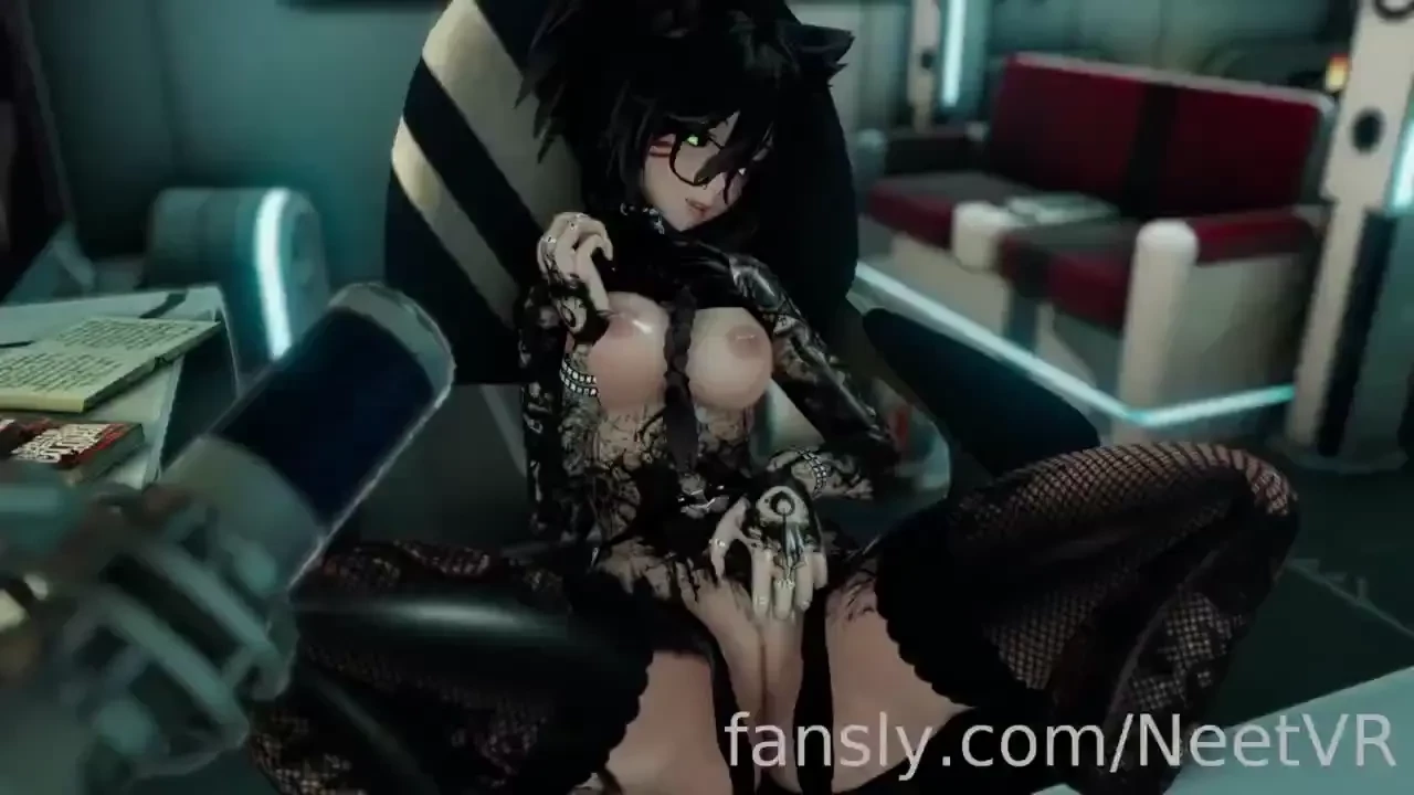 Me getting some stress relief after stream watching lewd stuff and 