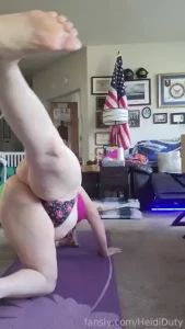 Heididutytime heidihaus strong iloveyou birth asanas