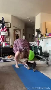 Heididutytime heidihaus birthasanas yorkieyoga