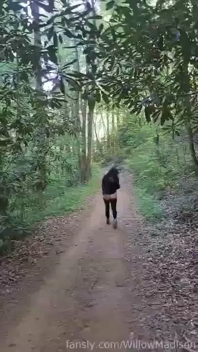 Hiking amp public flashing fyp outdoor flashing ass tits public 