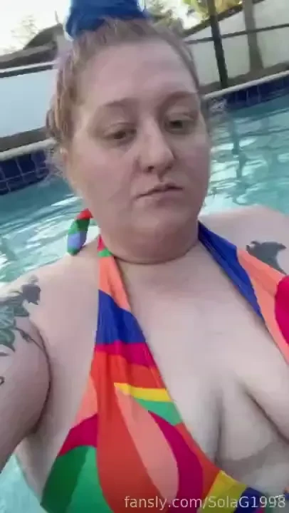 Long day means pool time 