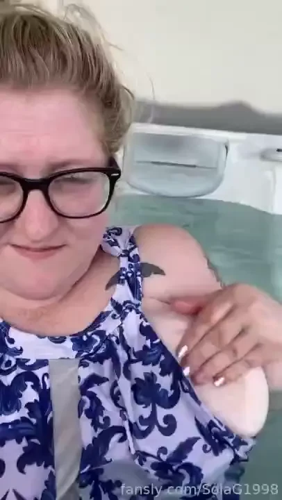 Hot tub fun tits boobs breasts bbw 