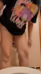 Open your mouth wide pee piss toilet peeing pissing watersports urine