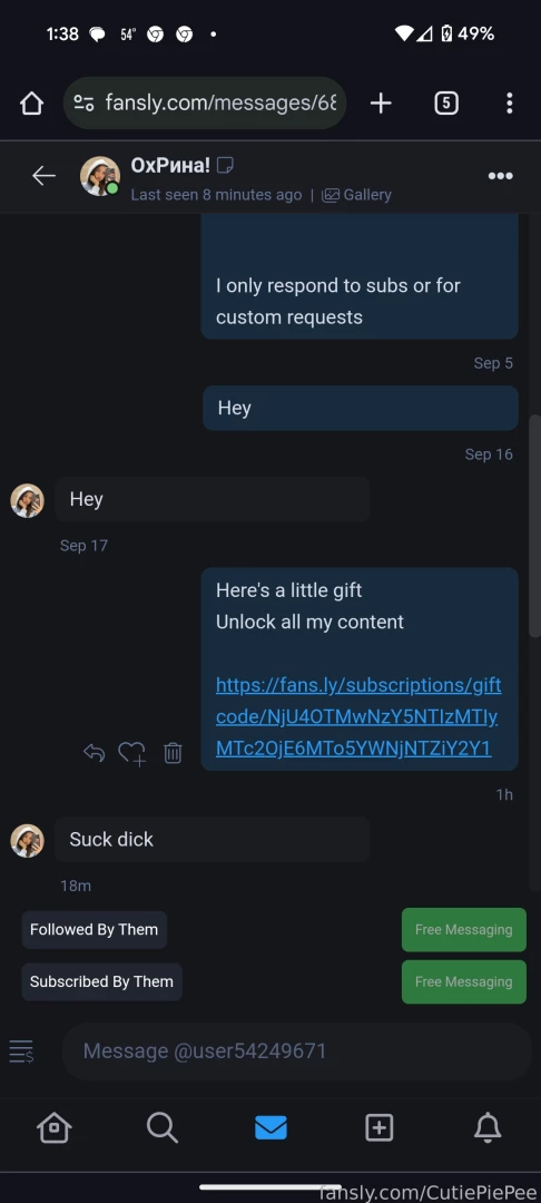 Some hateful little girl sad she wants to be weird and harass me girls 