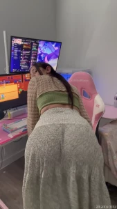 You can never hide from the jiggle monster tan bigass bigbutt thicc